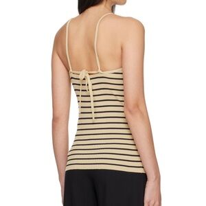 LOW CLASSIC : Beige Stripe Camisole